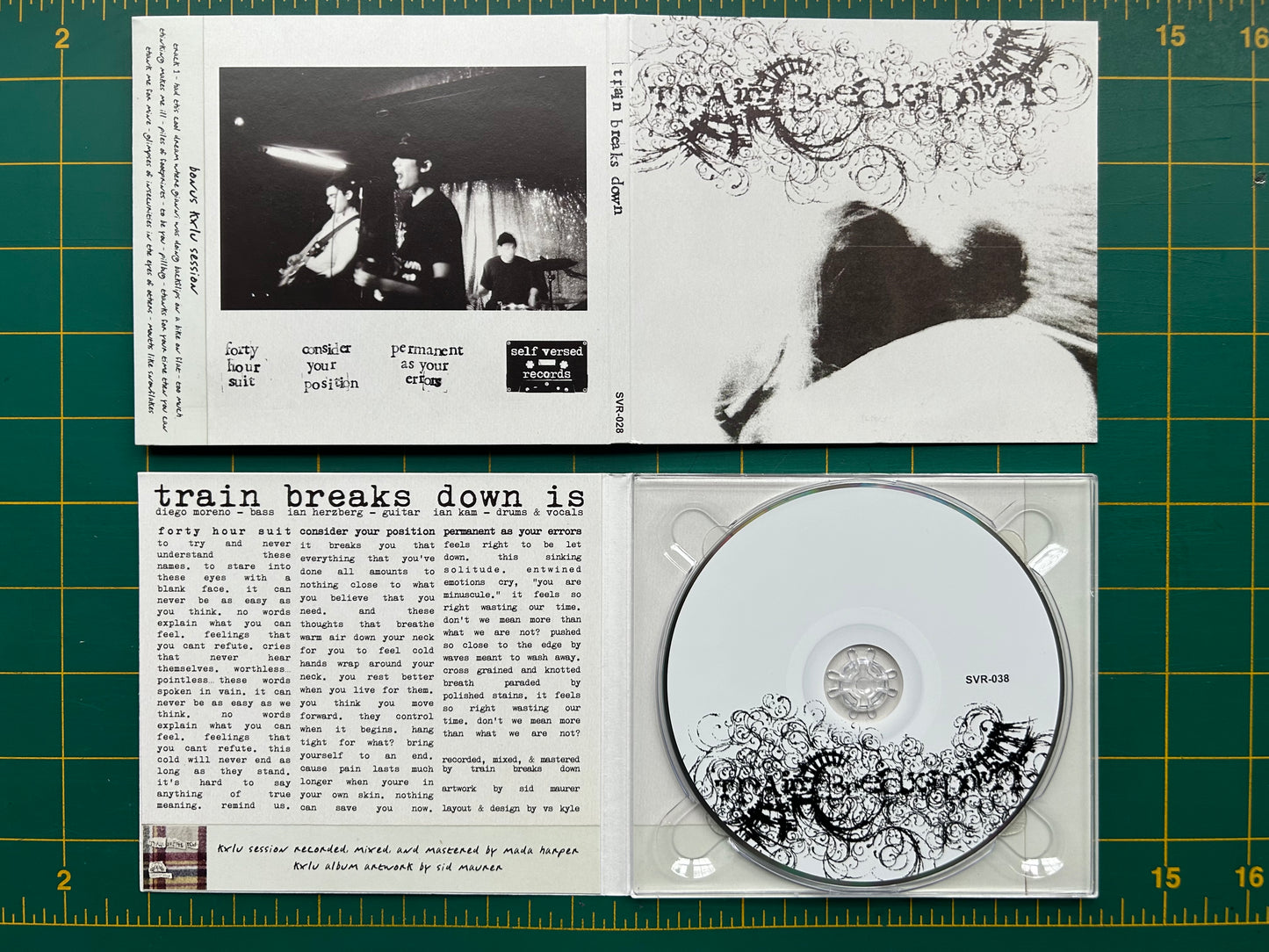 Train Breaks Down - S/T EP+KXLU Session CD