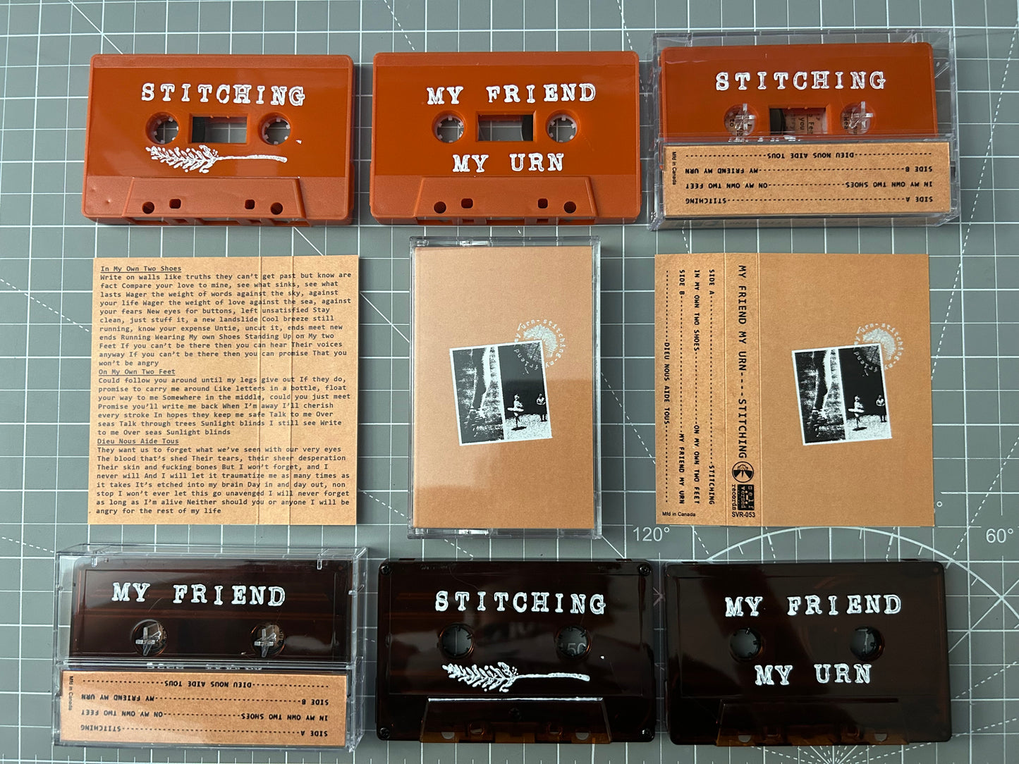 stitching / My Friend, My Urn Split Cassette